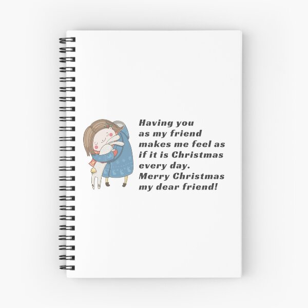 Item preview, Having you as my friend Christmas Best friend Wishes designed and sold by Art Wear Nation.