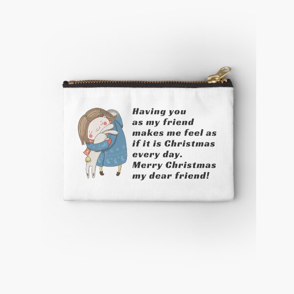 Item preview, Having you as my friend Christmas Best friend Wishes designed and sold by Art Wear Nation.