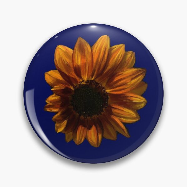 Item preview, Glowing Sunflower (on Blue) designed and sold by Sarah Girard.
