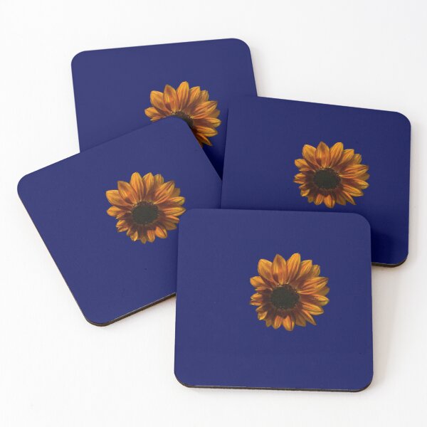 Item preview, Glowing Sunflower (on Blue) designed and sold by Sarah Girard.