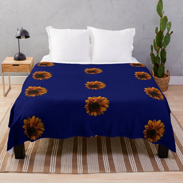 Item preview, Glowing Sunflower (on Blue) designed and sold by Sarah Girard.