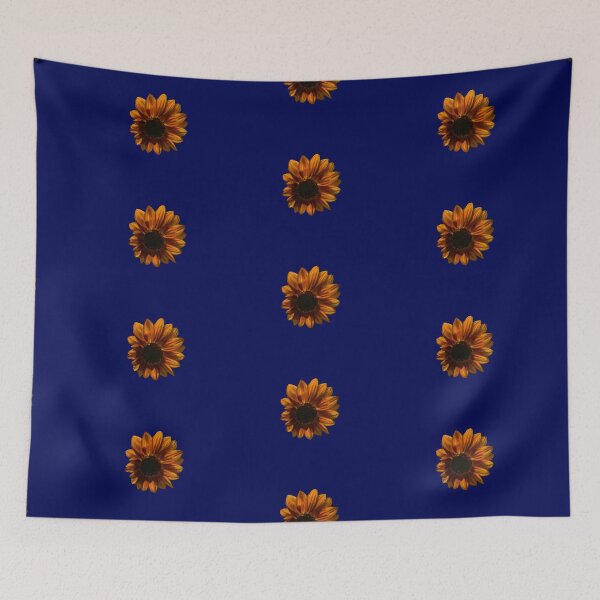 Item preview, Glowing Sunflower (on Blue) designed and sold by Sarah Girard.