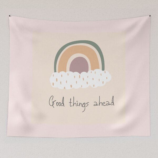 Item preview, Good Things Ahead Positive Quotes designed and sold by mimosadesigns.