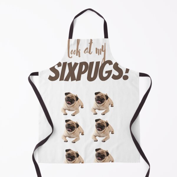 Item preview, 6 pack of pugs designed and sold by EmmentalinParis.
