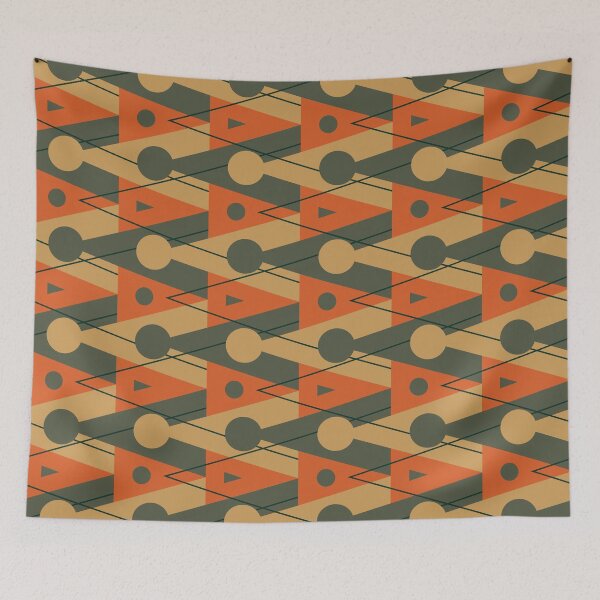 Item preview, Chess Piece Geometric Pattern – Vintage Vibes designed and sold by RoguePatterns.