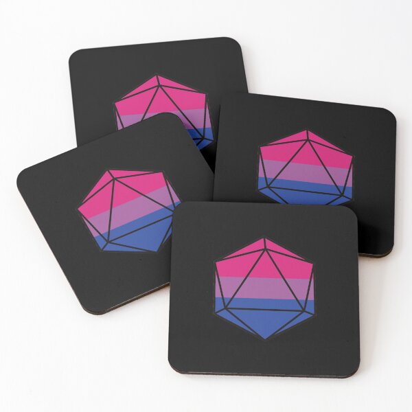 Item preview, Bi Bisexual Pride DnD D20 Dice designed and sold by CollectiveDnD.