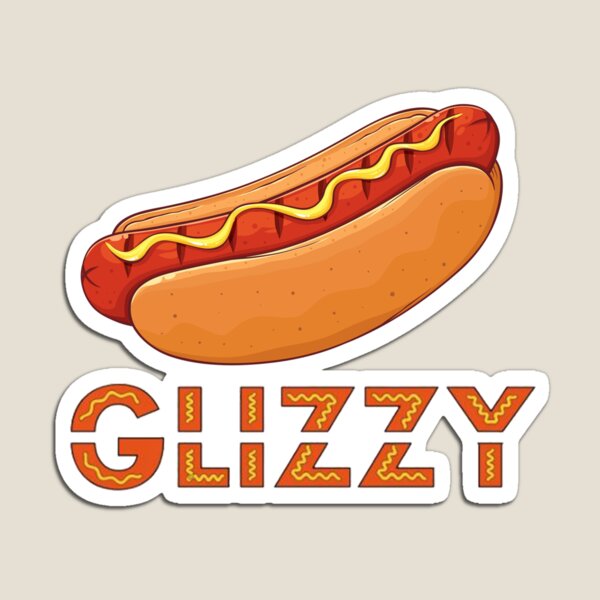 Glizzy Hot Dog Meme Design Magnet for Sale by lmzgraphics