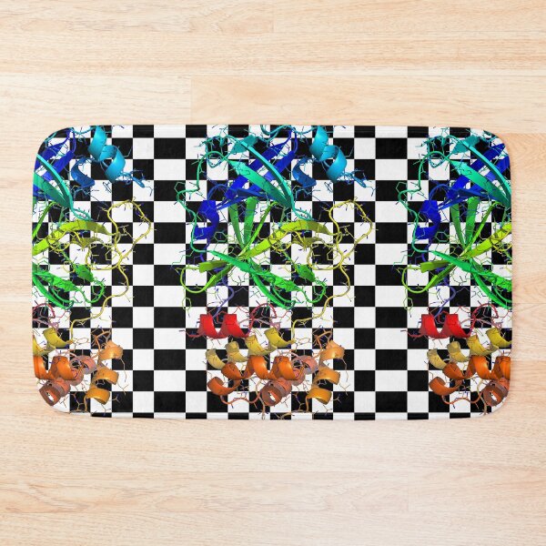 Item preview, Dna On Black White Square Canvas designed and sold by basitcv.