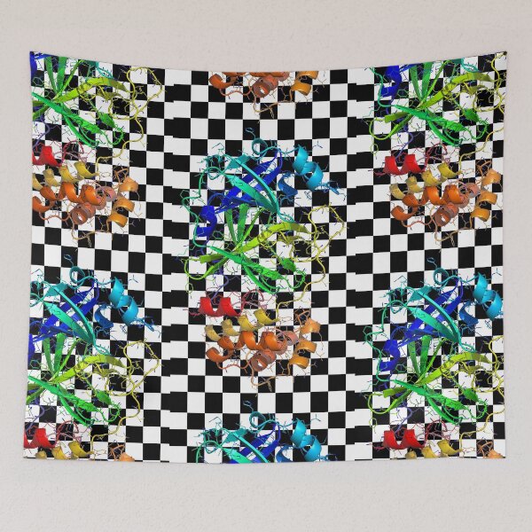 Item preview, Dna On Black White Square Canvas designed and sold by basitcv.