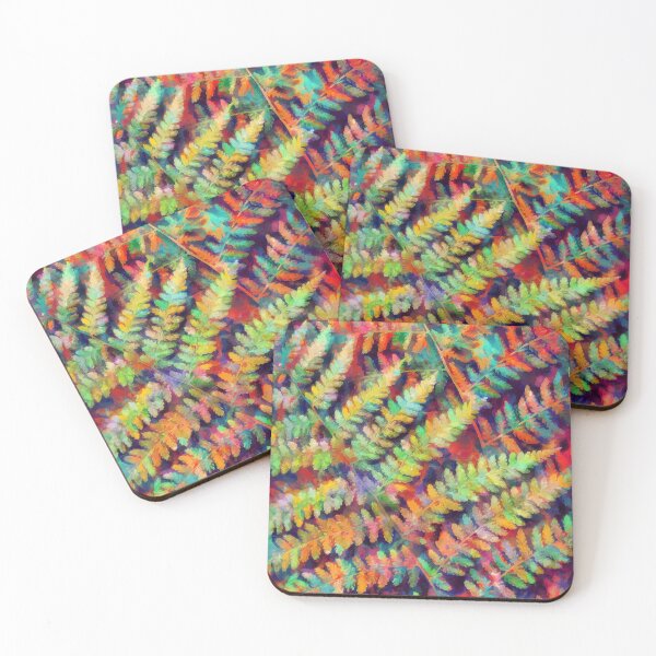 Item preview, Multicolour Ferns Painting designed and sold by Gaurav Garg.