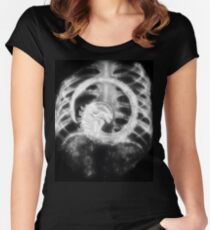 Alien Chest Burster X-Ray Women's Fitted Scoop T-Shirt