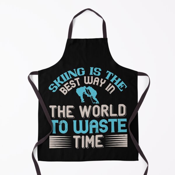 Item preview, Skiing Is The Best Way In The World To Waste Time designed and sold by GoodVibeDesign.