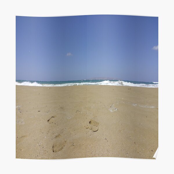 Northern Crete Beach Poster