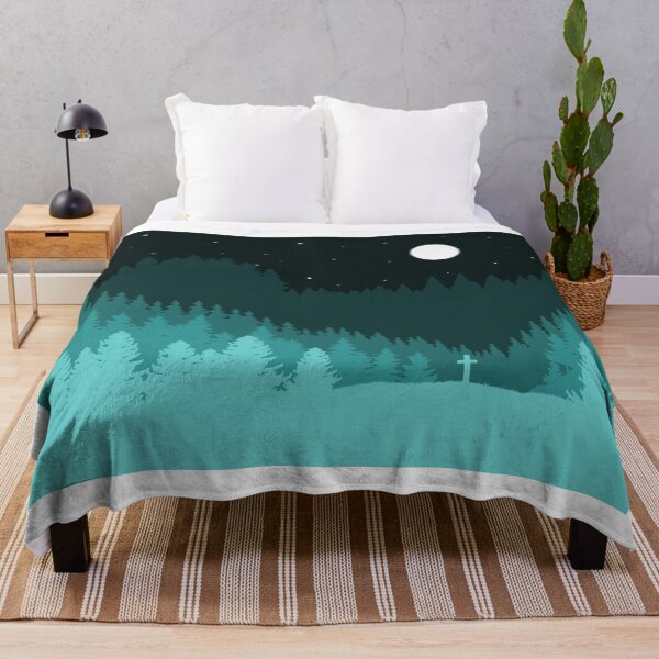Item preview, Moonlit Winter Forest designed and sold by sirglennbo.
