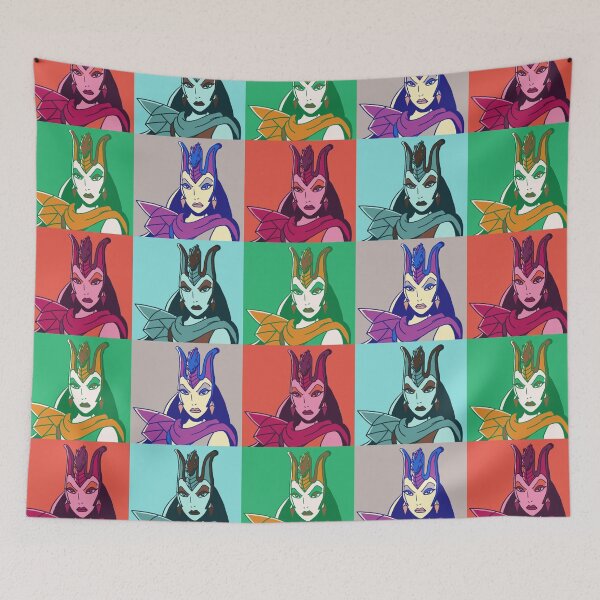 Aperçu de l'œuvre Multicolor Lady Kale - Andy Warhol Style Jewel Riders Retro Rainbow Art | Madonna créée et vendue par The Jewel Riders Archive.