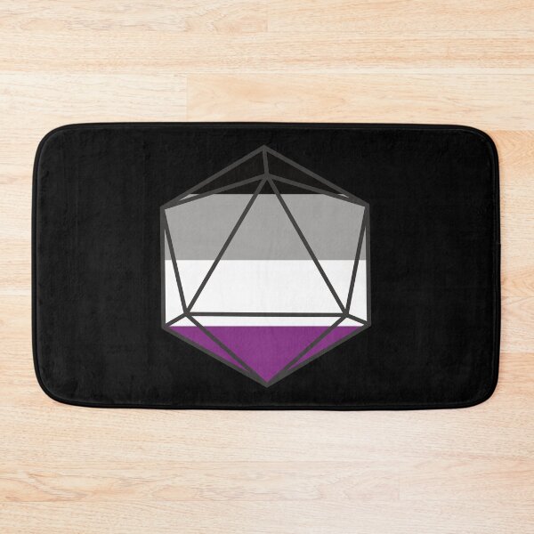 Item preview, Ace Asexual Pride DnD D20 Dice designed and sold by CollectiveDnD.