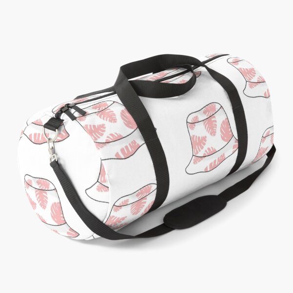 Item preview, Buckethat with pink tropical leafs designed and sold by felinefeelings.