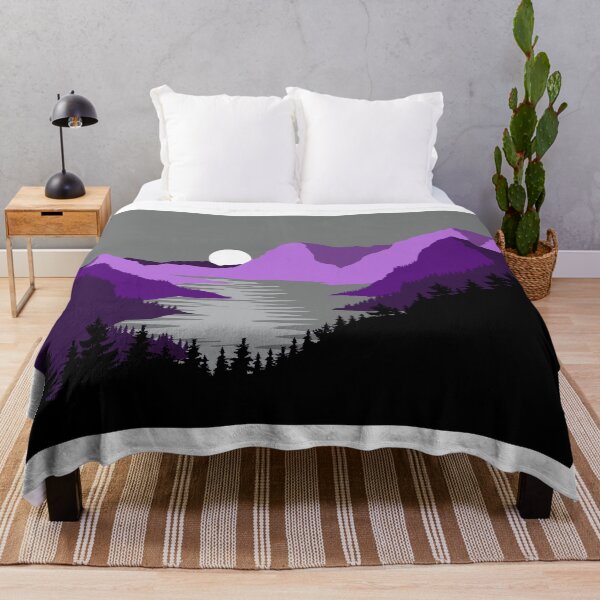 Item preview, Moonlit Mountain Lake designed and sold by sirglennbo.