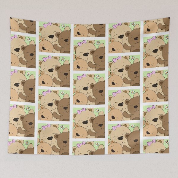 Item preview, Happy Teddy Bears designed and sold by PancakeAndLoaf.