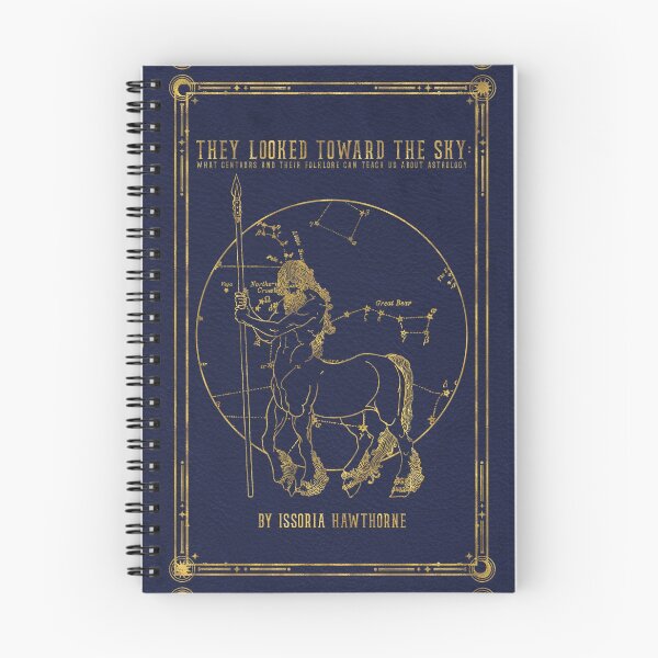 Item preview, 'They Looked Toward the Sky: What Centaurs and their Folklore Can Teach Us About Astrology' Journal designed and sold by chemicalpixie.