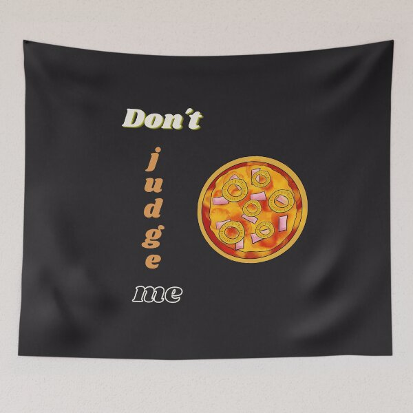 Item preview, don´t judge me and my pizza Hawai designed and sold by EmmentalinParis.