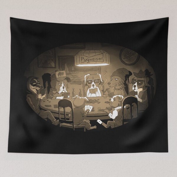 Item preview, Dogs Playing Poker designed and sold by jimbryson.