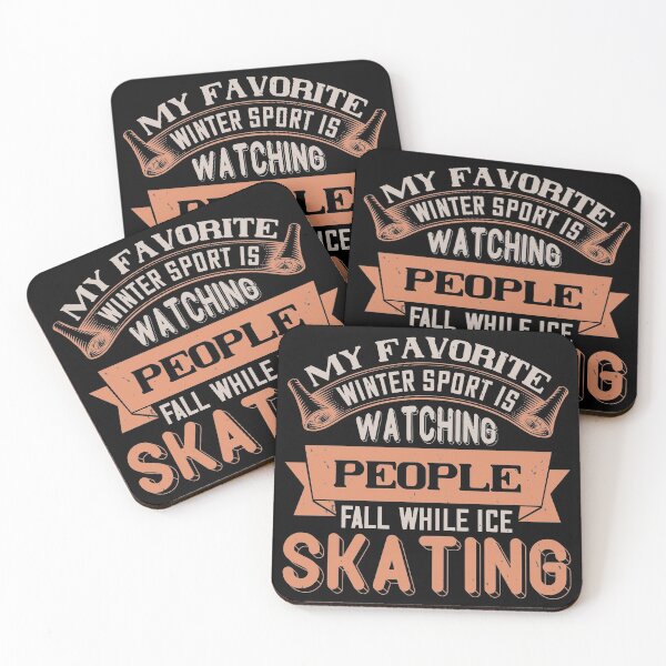 Item preview, My Favorite Winter Sport Is Watching People Fall While Ice Skating designed and sold by GoodVibeDesign.