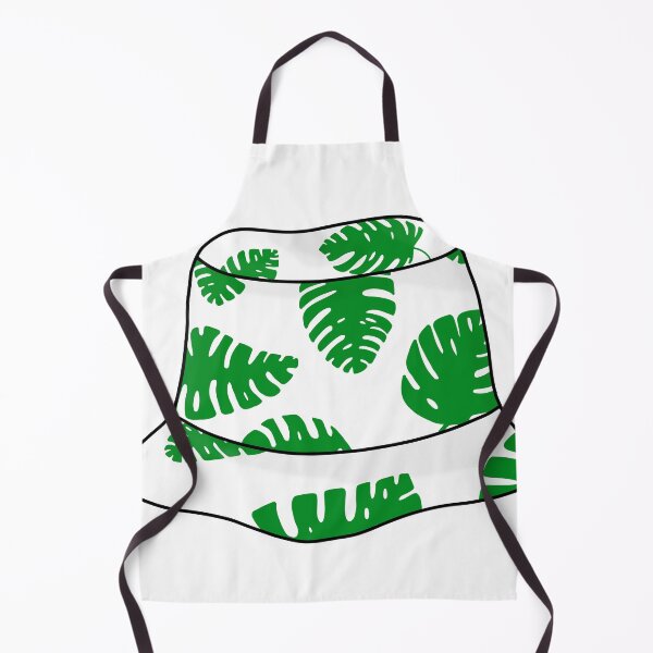 Item preview, Buckethat with green tropical leafs designed and sold by felinefeelings.