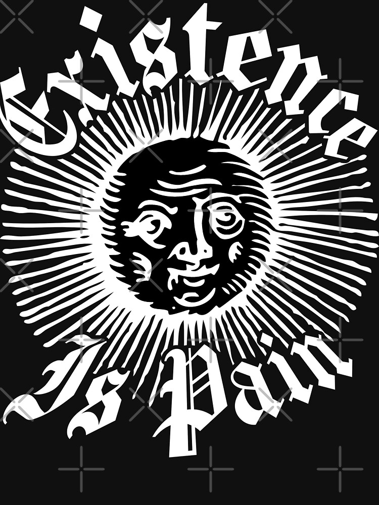 Existence Is Pain - Cheeky Sun - White Version by RabbitLair