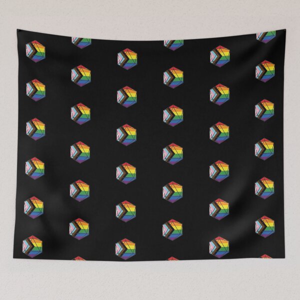 Item preview, LQBTIQ Pride Reboot BLM DnD D20 Dice designed and sold by CollectiveDnD.