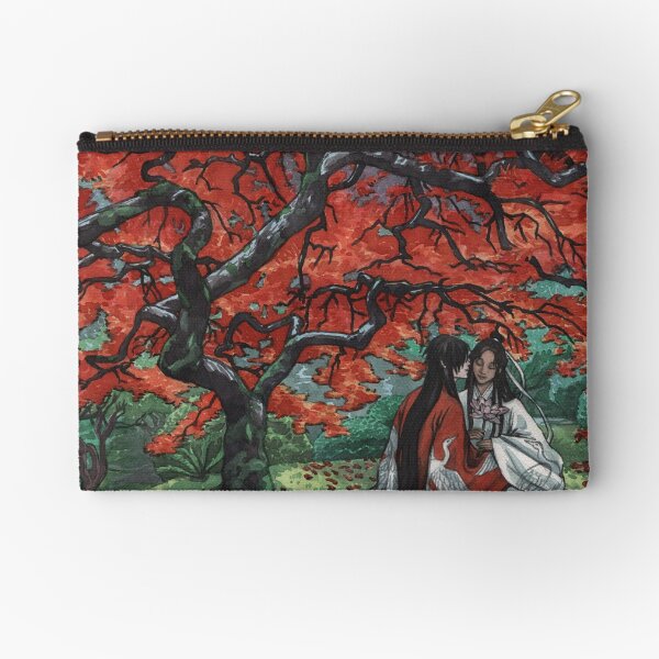Red Maple Zipper Pouch