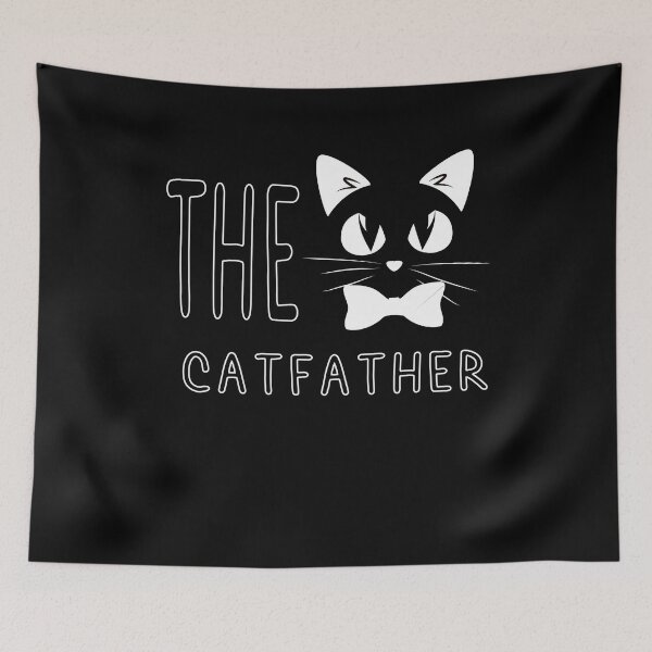 Item preview, The Catfather T-Shirt Funny Cat Parody Men Fathers Day Gift designed and sold by Shopini.