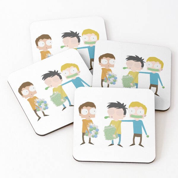Item preview, Papercraft style artwork of children enjoying sweets designed and sold by chattleyworks.