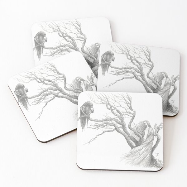 Item preview, The Girl and the Goblin designed and sold by Bokeshisan.