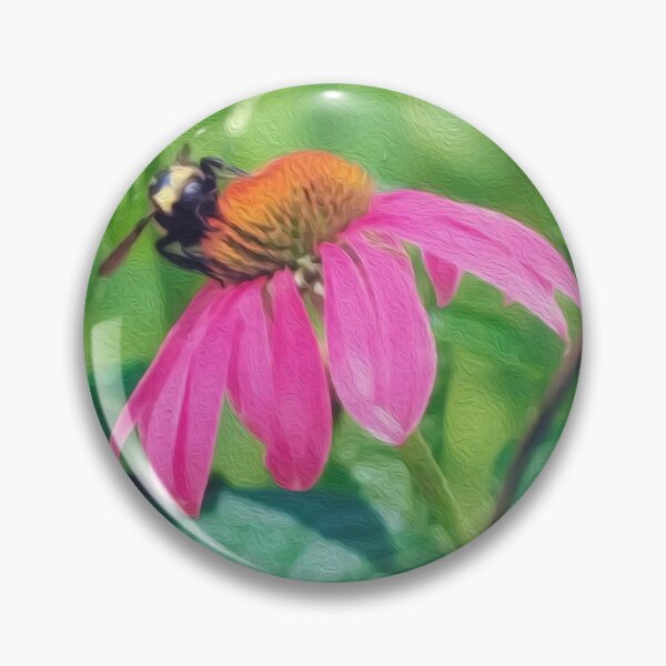 Item preview, Floral Garden Collage with Bumblebee designed and sold by myrubiogarden.