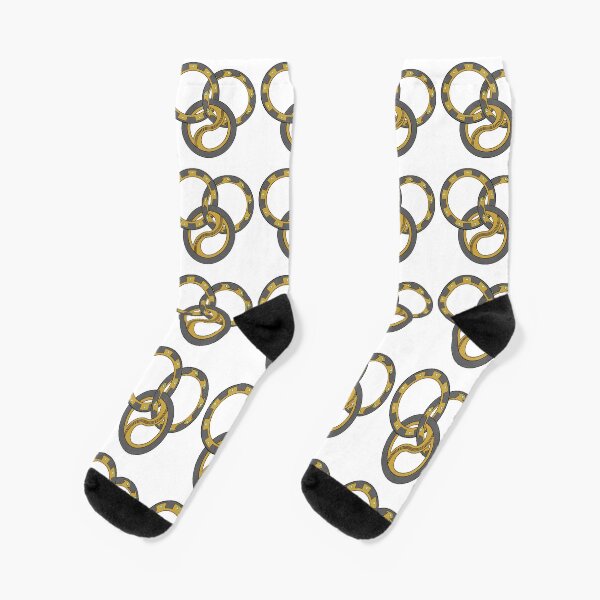 Three Xena Chakrams Socks