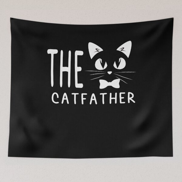 Item preview, The Catfather T-Shirt Funny Cat Parody Men Fathers Day Gift designed and sold by Shopini.
