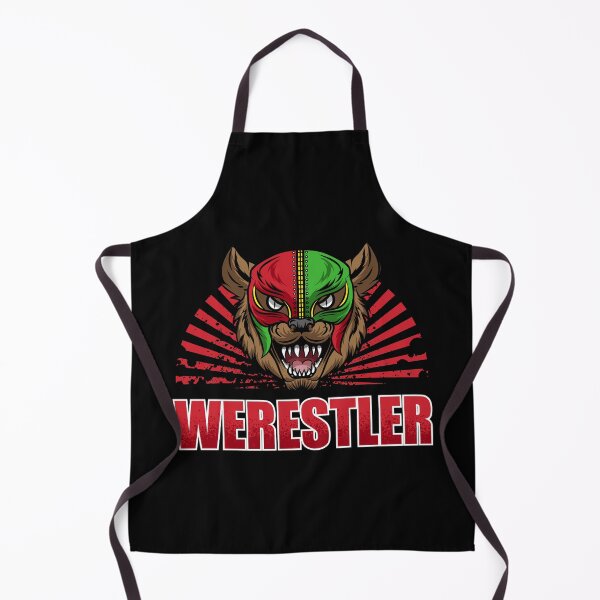 Artikelvorschau, Werestler, Halloween Maskierter Lucha Libre Wrestler Werwolf entworfen und verkauft von Gold Wings Tees.
