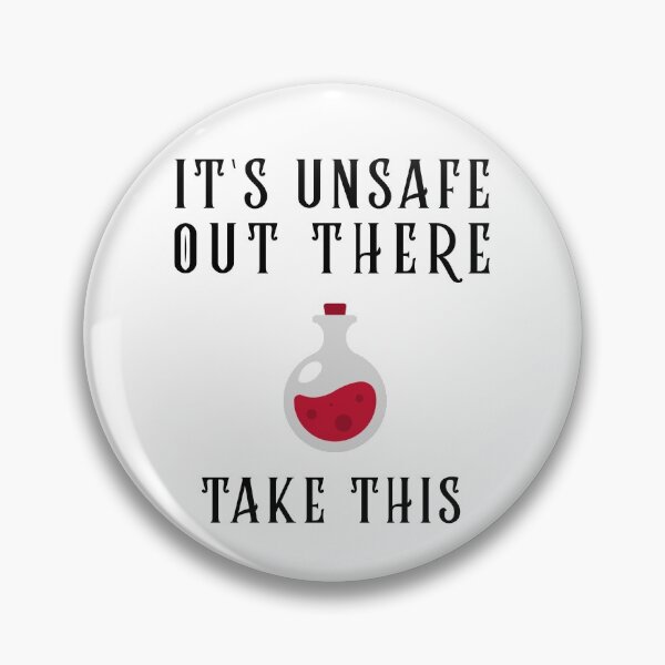 Item preview, Its Unsafe Out There, Take This Magic Potion Wizardry designed and sold by OldCamp.