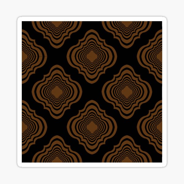 Item preview, decorative abstract design on black background designed and sold by ErhanArt.