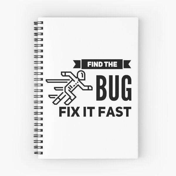 Item preview, Find The Bug Fix It Fast (black) designed and sold by Stornu2Ruedas.