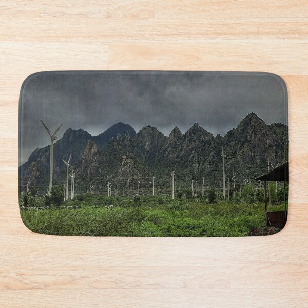 Item preview, Windmills with mountains designed and sold by Faheem19.