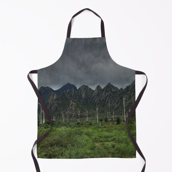 Item preview, Windmills with mountains designed and sold by Faheem19.