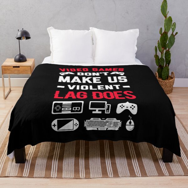 Item preview, Video Games Don't Make Us Violent Lag Does - Video Games designed and sold by T-shirt For You.