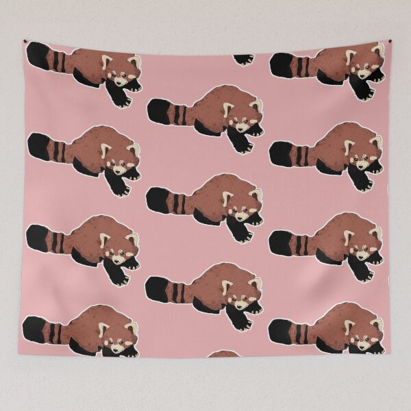 Item preview, Red Pandas (Line Art With Color) designed and sold by MindCereal.