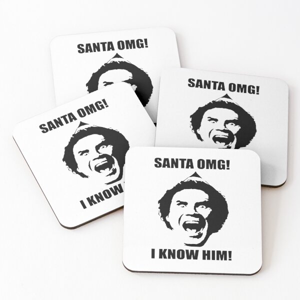Item preview, Elf Christmas Santa OMG I Know Him Tshirt designed and sold by ProperTShirts.
