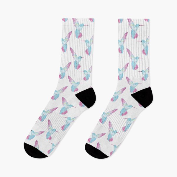 Item preview, Pastel Hummingbirds Pattern; Pink, Blue, Girly, Cute Birds, Summer, Tropical designed and sold by KearonAlexandra.