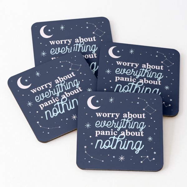 Item preview, Worry About Everything Panic About Nothing designed and sold by theblueofmyeye.