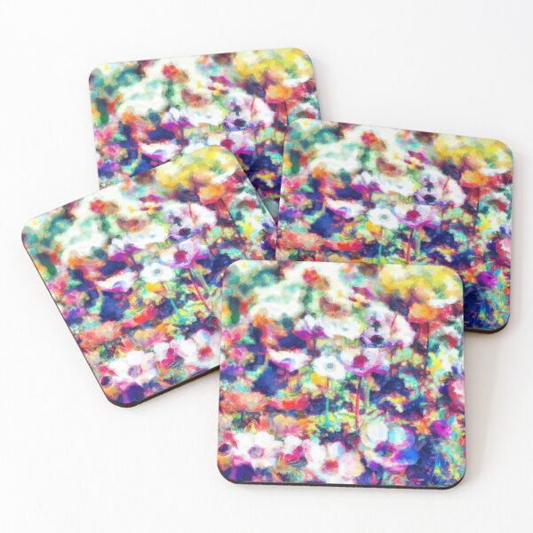 Item preview, Multi colour BRUSHED FLORAL painting designed and sold by Gaurav Garg.