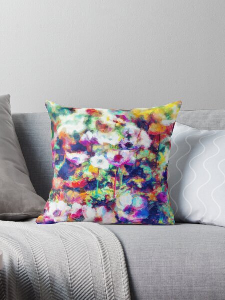 Item preview, Multi colour BRUSHED FLORAL painting designed and sold by Gaurav Garg.